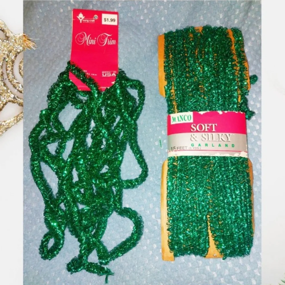 9Pc Pack Bundle of Various brands Multicolor Christmas Decor Garland
